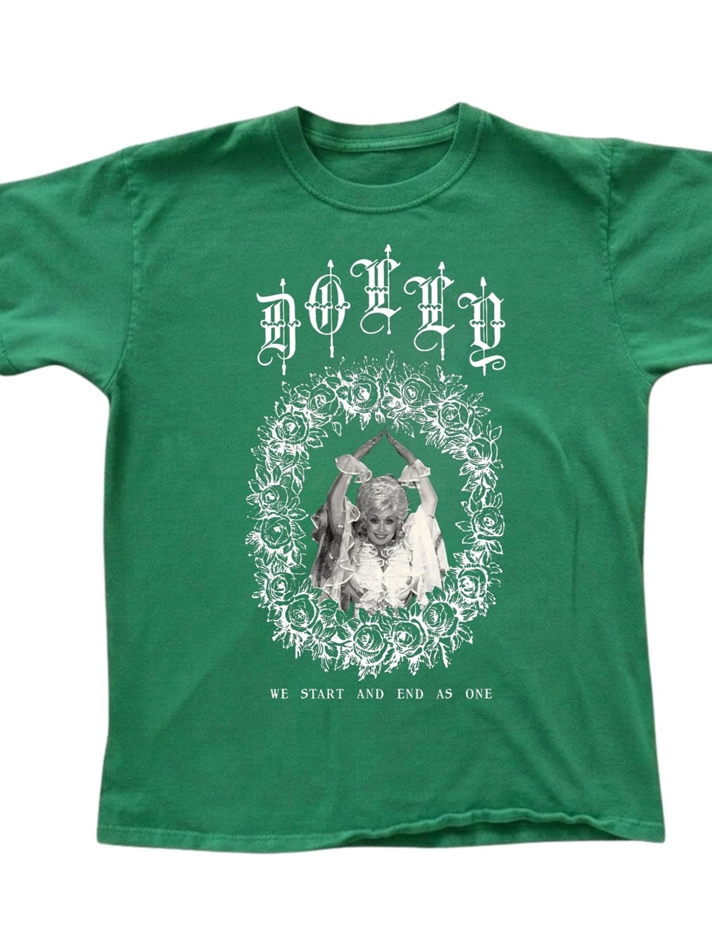 Gildan Green Dolly Graphic Tee, Gift For Her, For Him